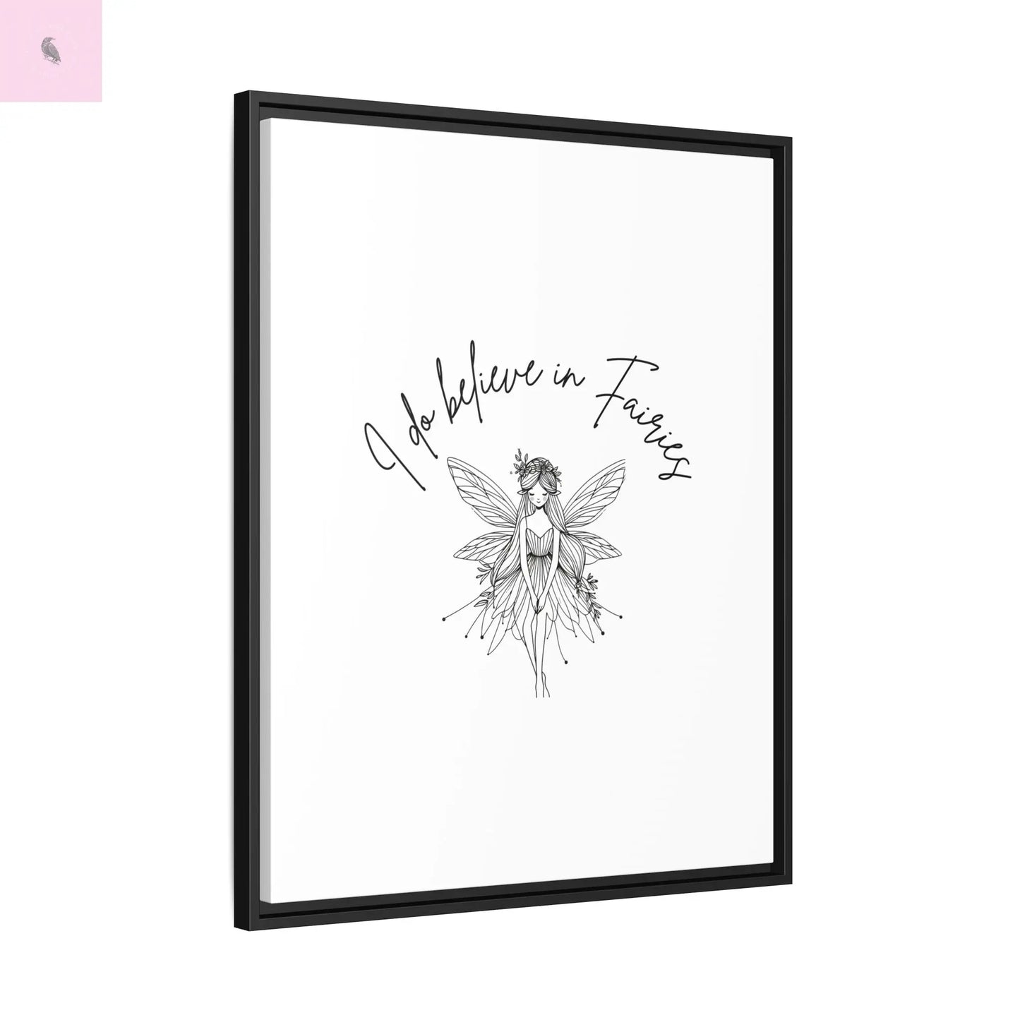 Fairies Canvas, Framed (Multi-color) - The flirty crow