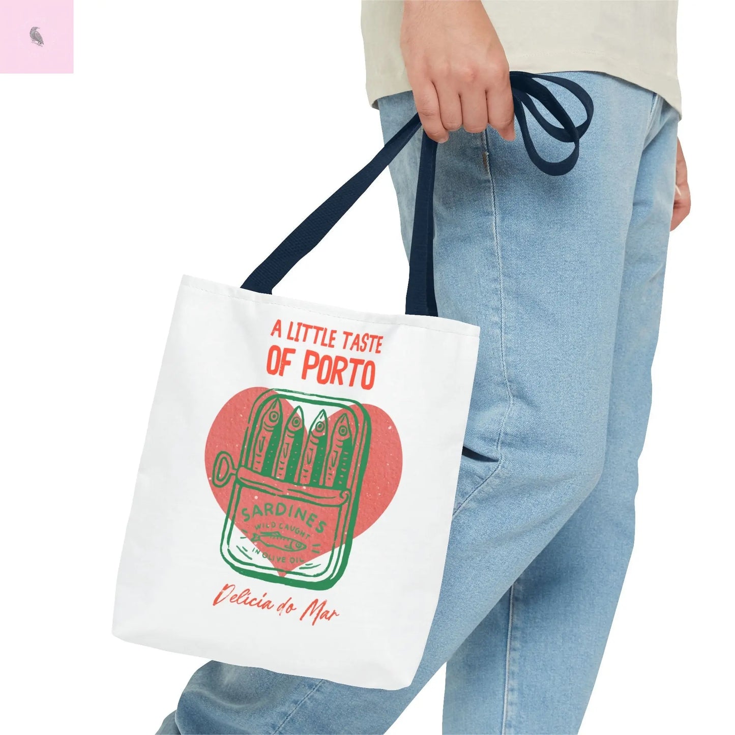 Porto-Inspired Tote Bag, Eco-Friendly Shopping Bag, Travel Tote, Gift for Food Lovers, Beach Bag, Everyday Carryall Printify