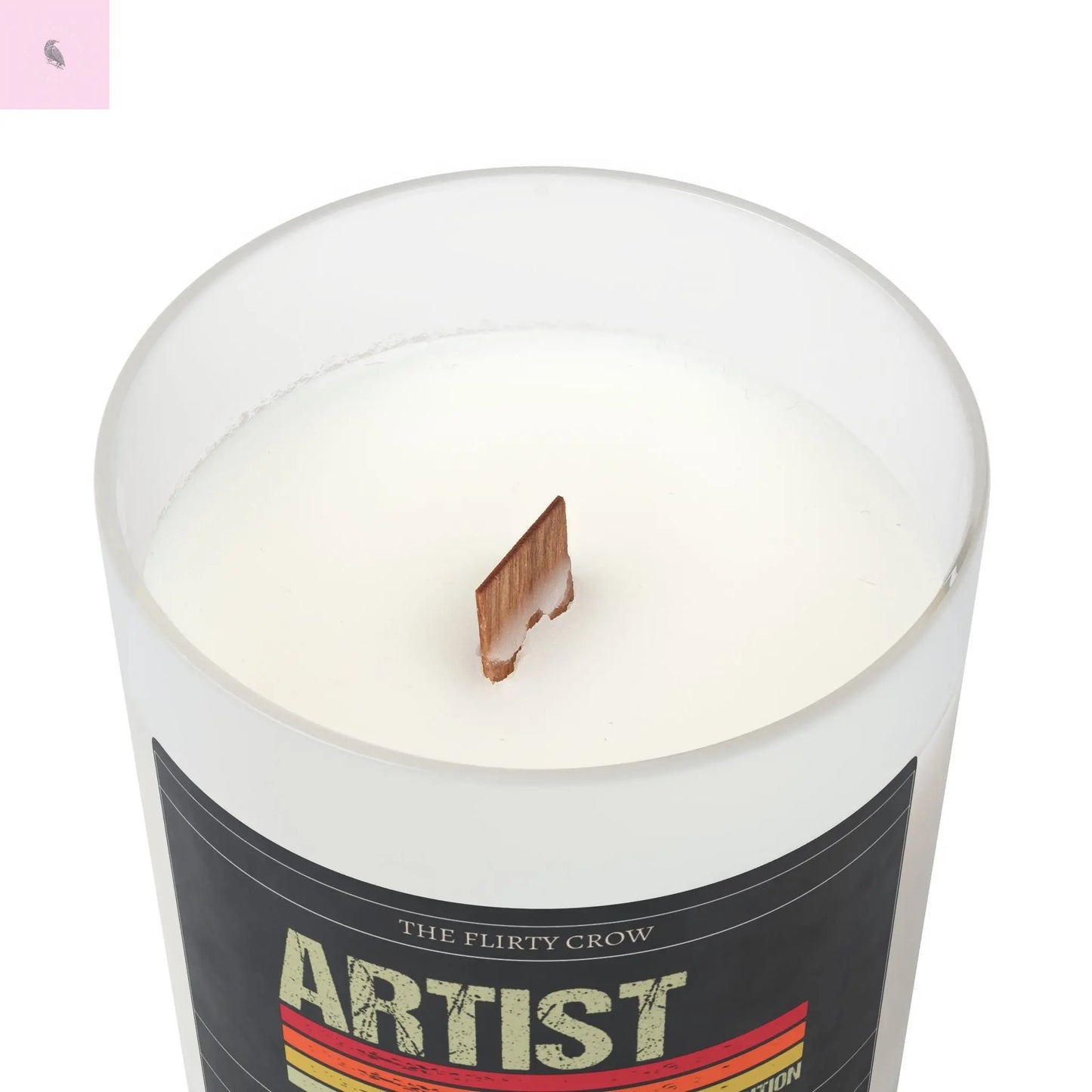 Artist Soy Candle - Limited Edition 11oz - Keep Creating The flirty crow