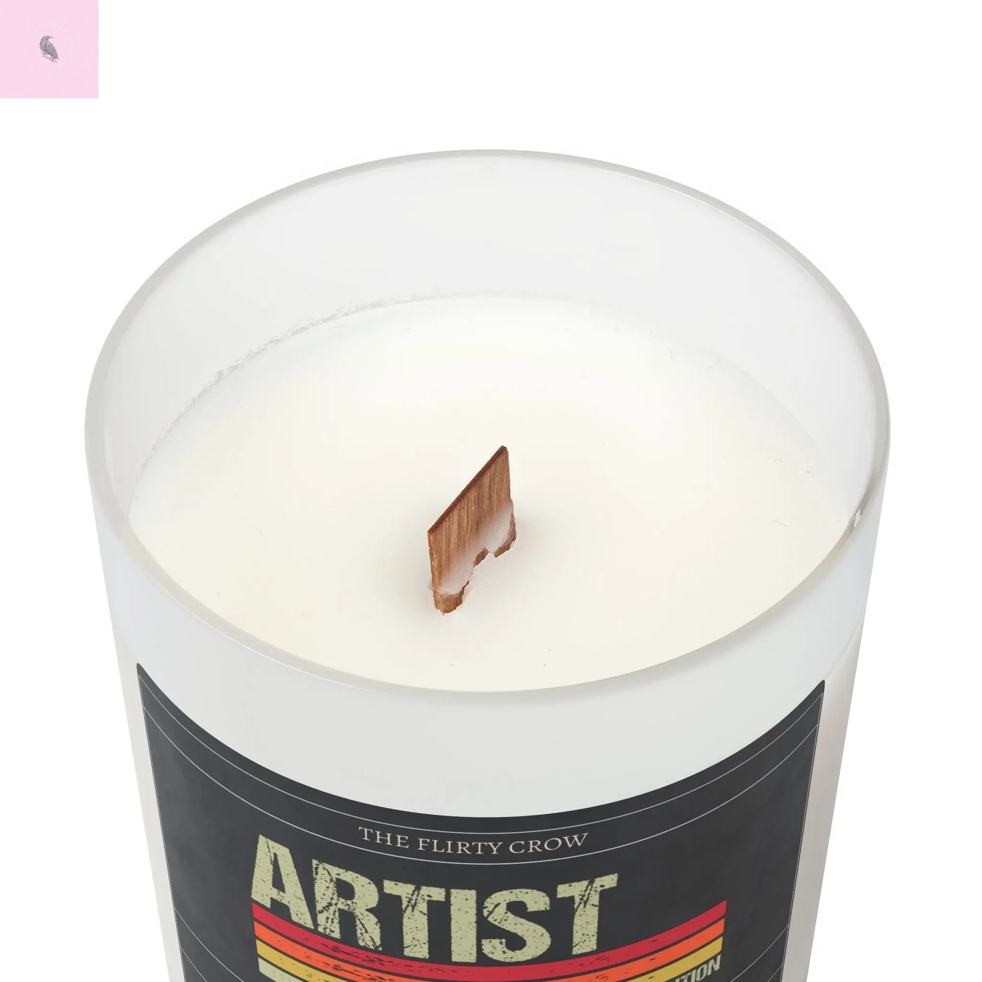 Artist Soy Candle - Limited Edition 11oz - Keep Creating The flirty crow