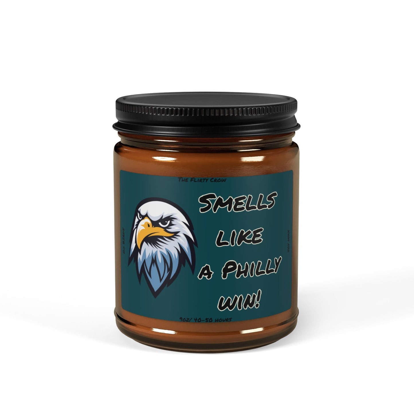 Philadelphia Eagles Game Day Scented Soy wax Candle, Gift for Philly fan The flirty crow