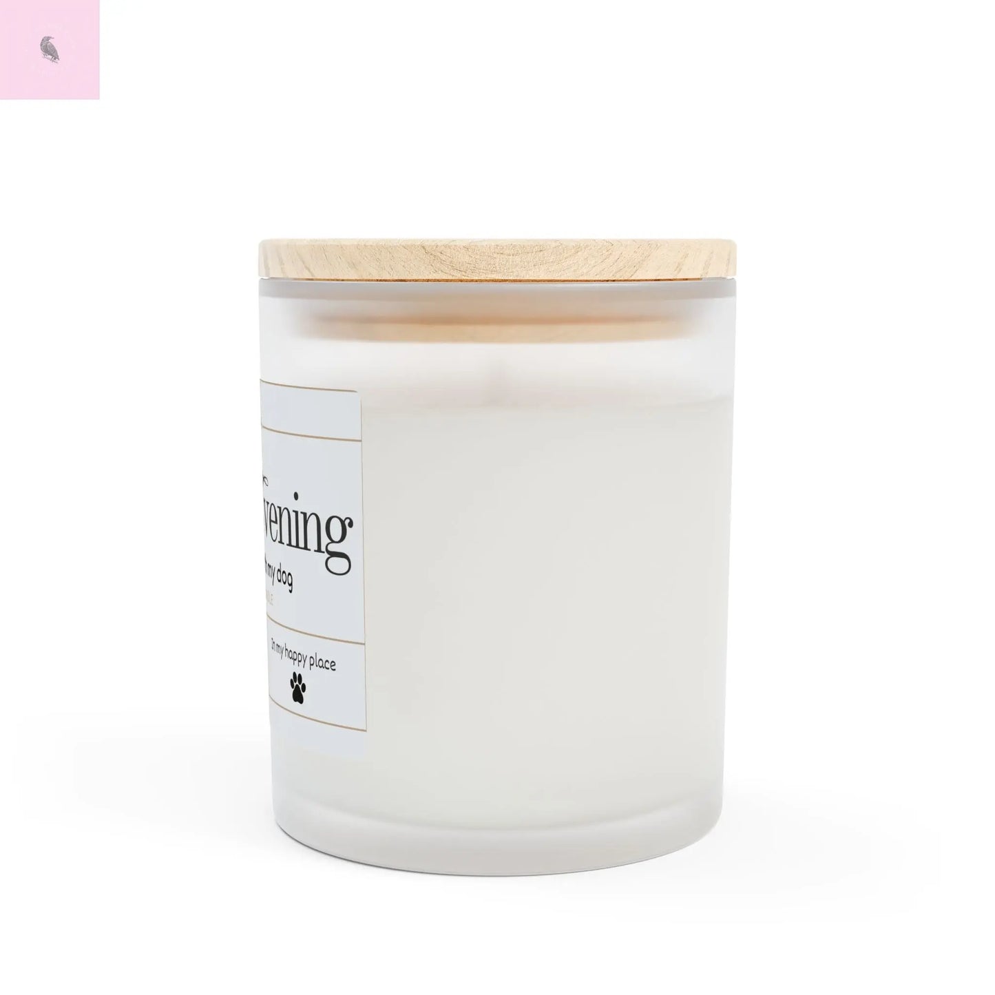 Dog and Rain and Wine Lovers Candle the flirty crow
