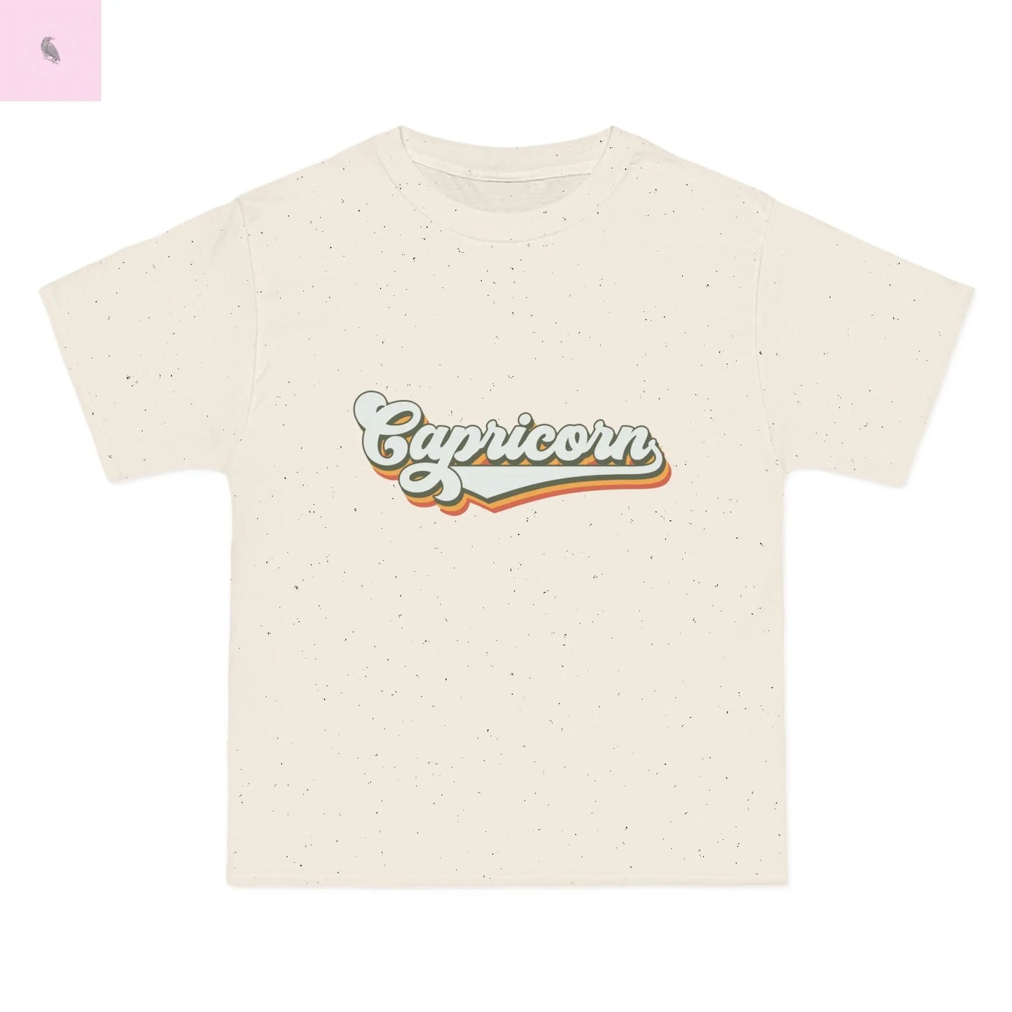 Capricorn astrology lovers cottonT-Shirt - Short-Sleeve the flirty crow