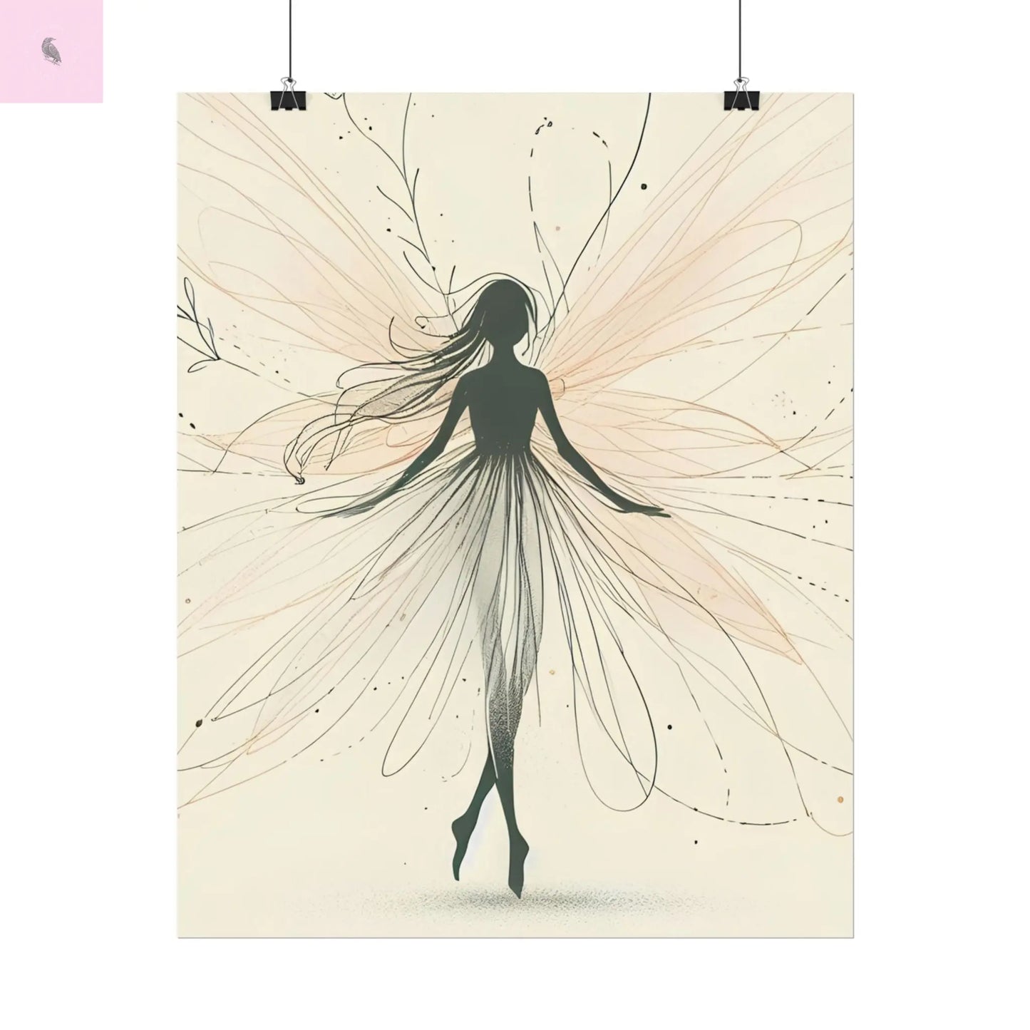 Fairy Poster - The flirty crow
