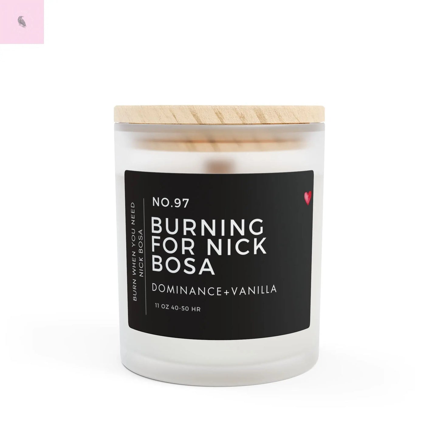 Football Fan nick bosa, Glass Candle the flirty crow