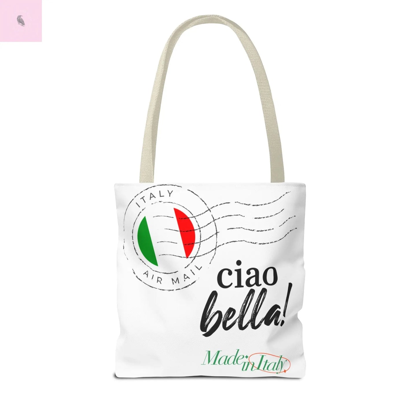 Chic Italian Tote Bag, gift for traveler, beach tote,, Travel tote, , Gift for Her, Shopping, Beach Bag, farmers market tote The flirty crow