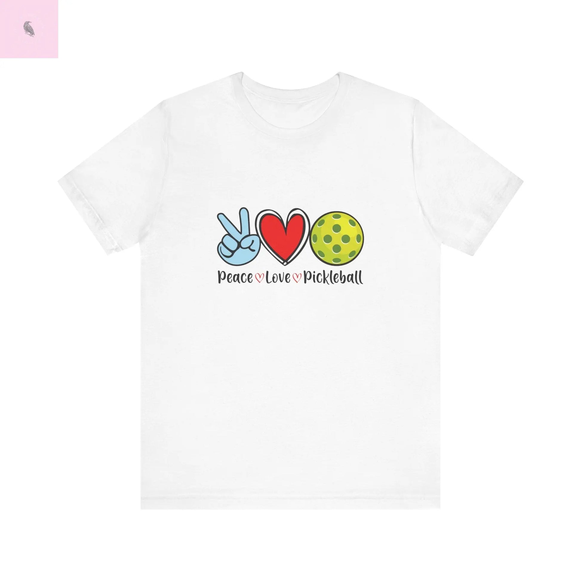 Pickle ball cute womens sporty graphic Short Sleeve Tee the flirty crow