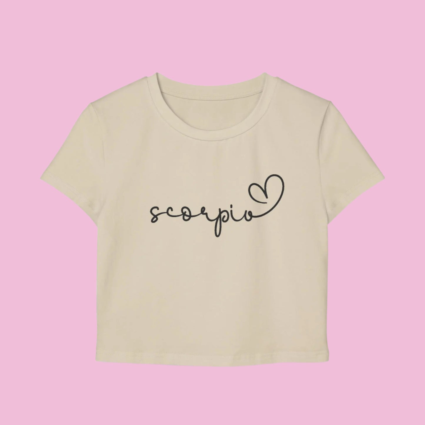 Baby Tee - Scorpio Star Sign Astrology Lover the flirty crow