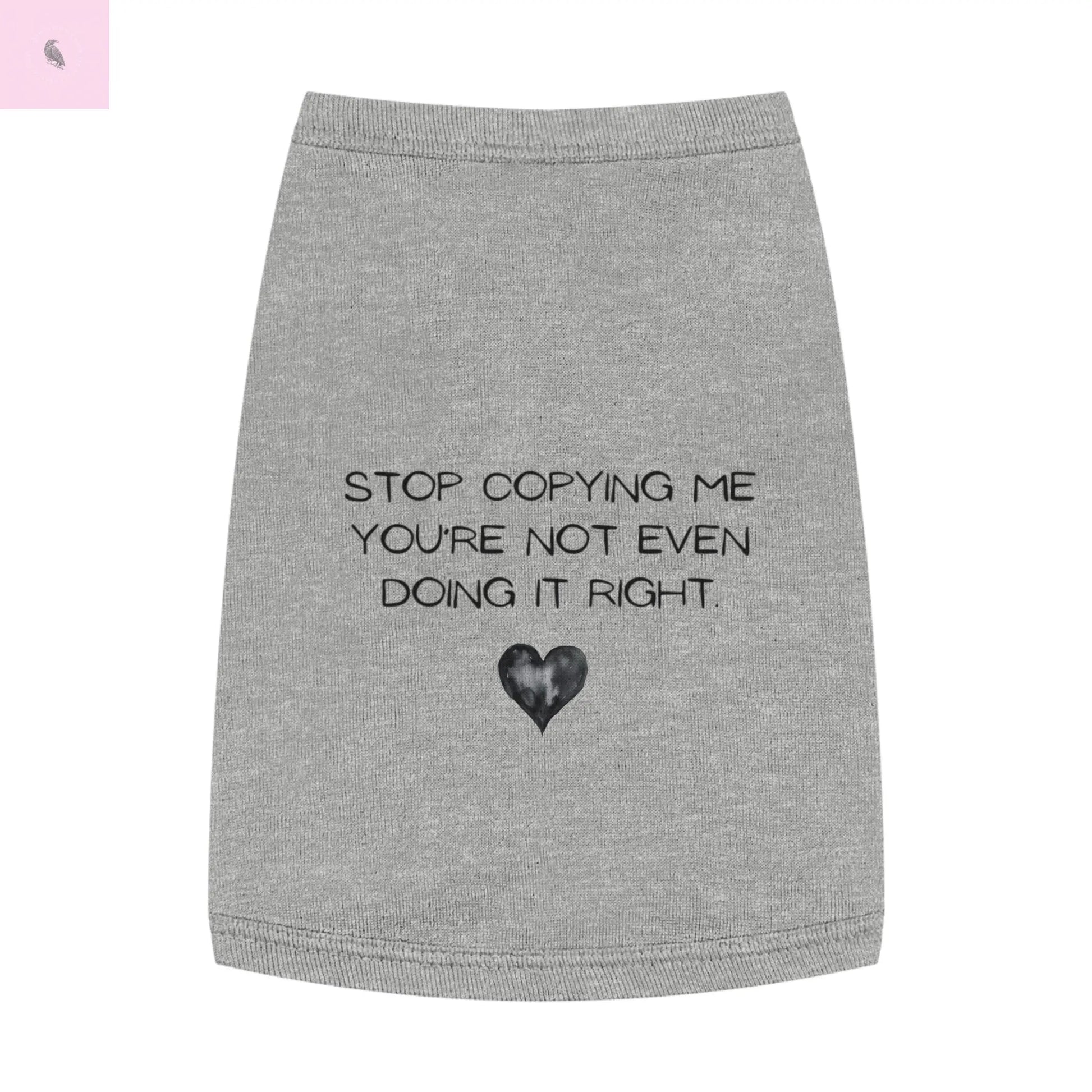 Pet Tank Top The flirty crow