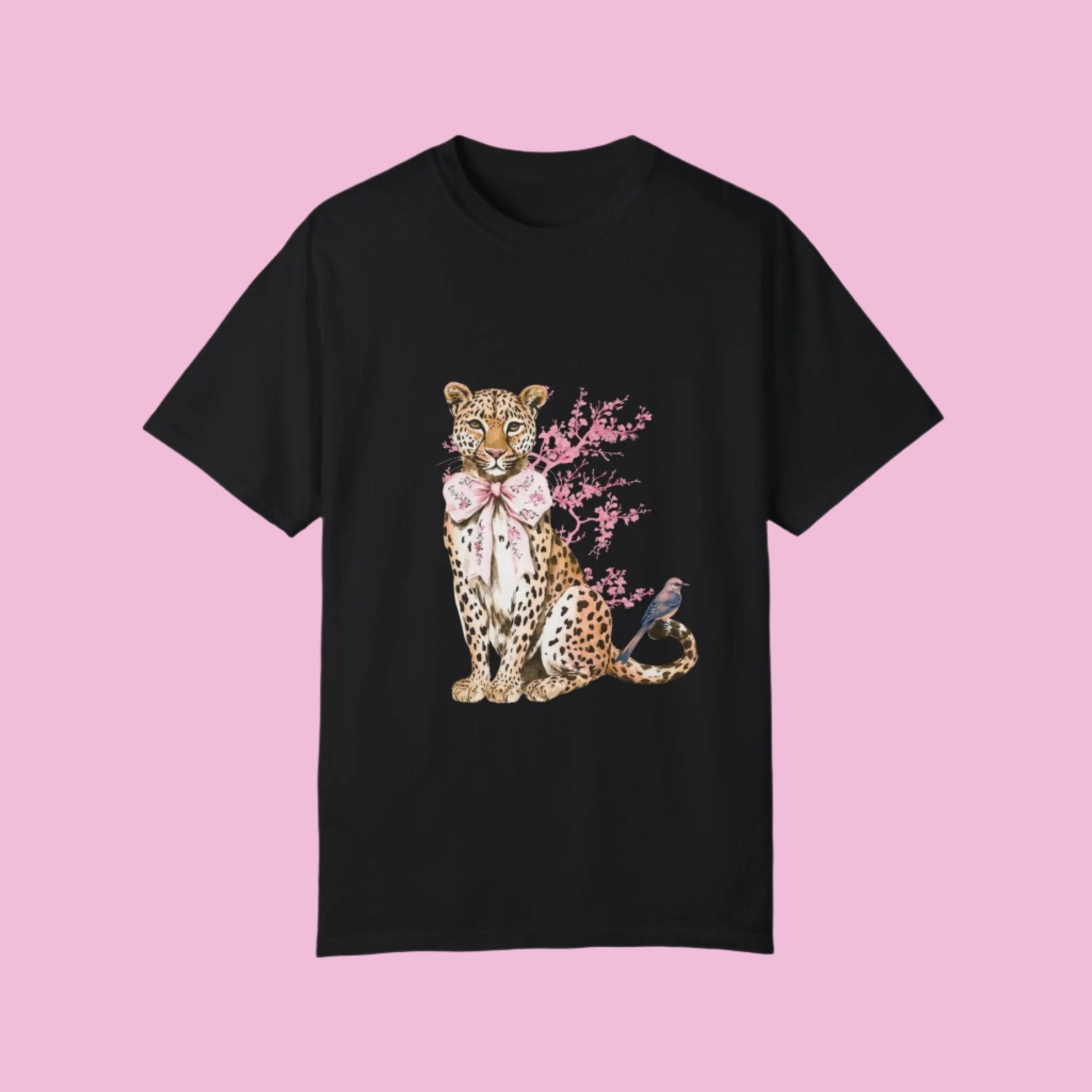 Chinoiserie Chic Leopard T-shirt Printify