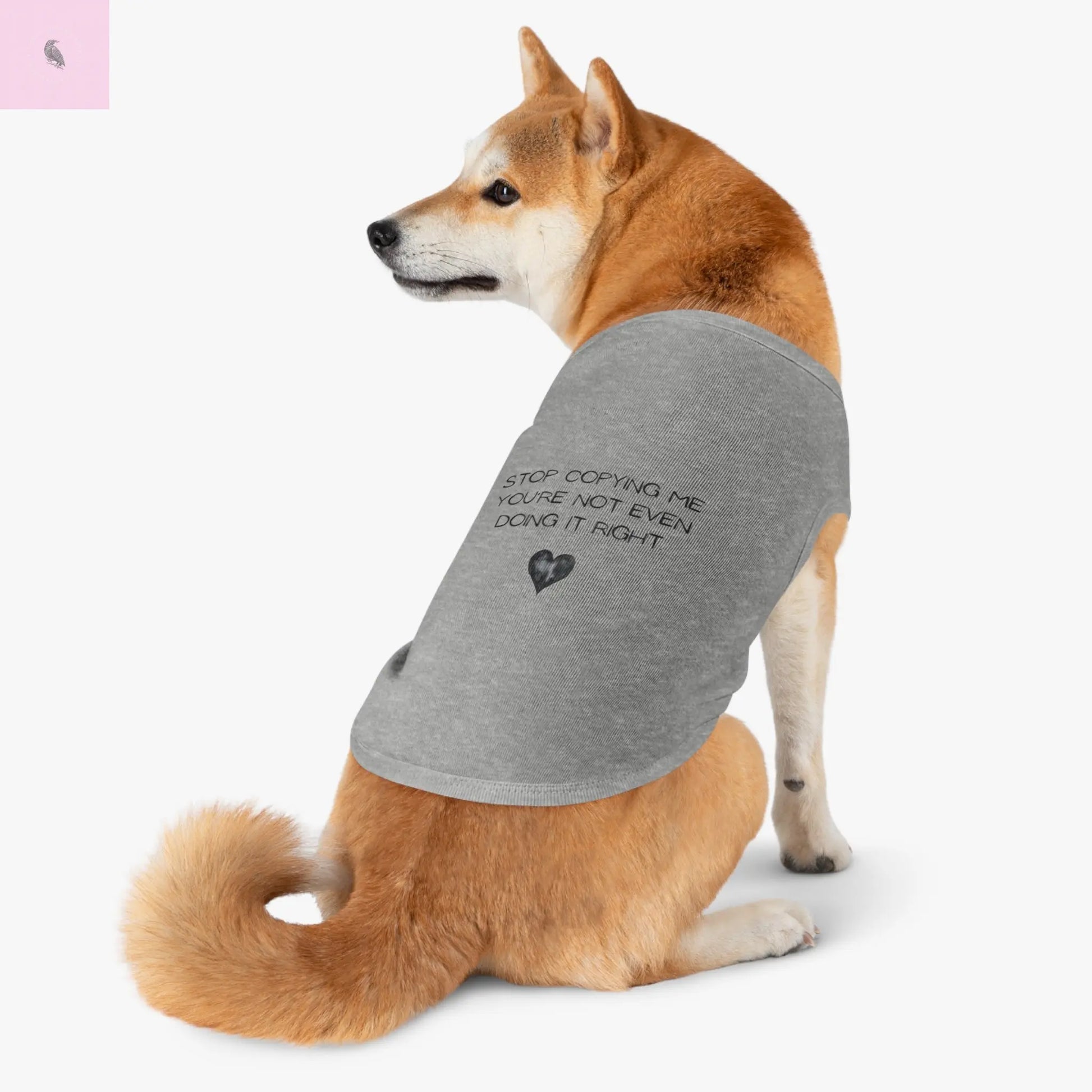 Pet Tank Top The flirty crow
