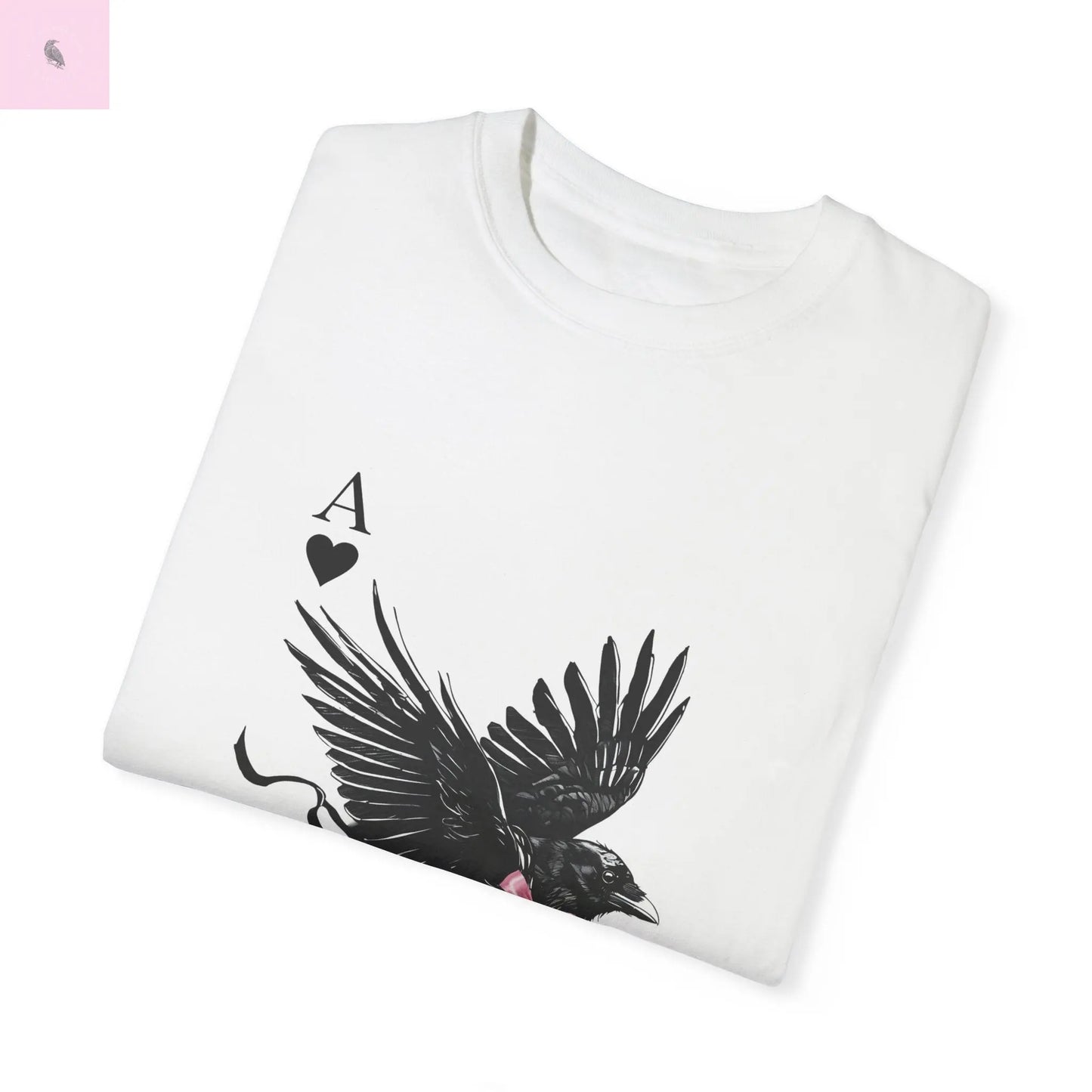 Crow Lovers Comfort Colors T-shirt - The flirty crow