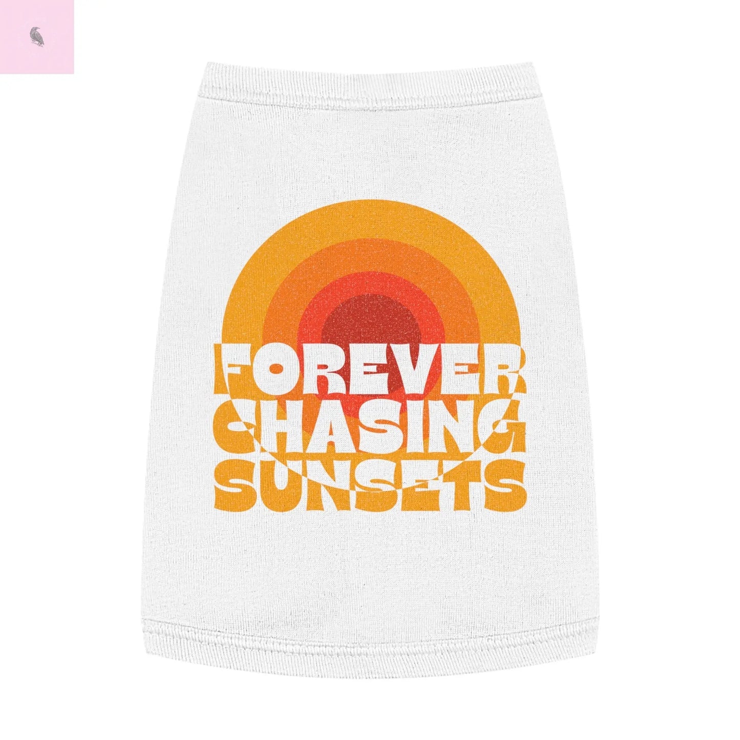 Dog Tank Top - Sunset Chaser Design The flirty crow