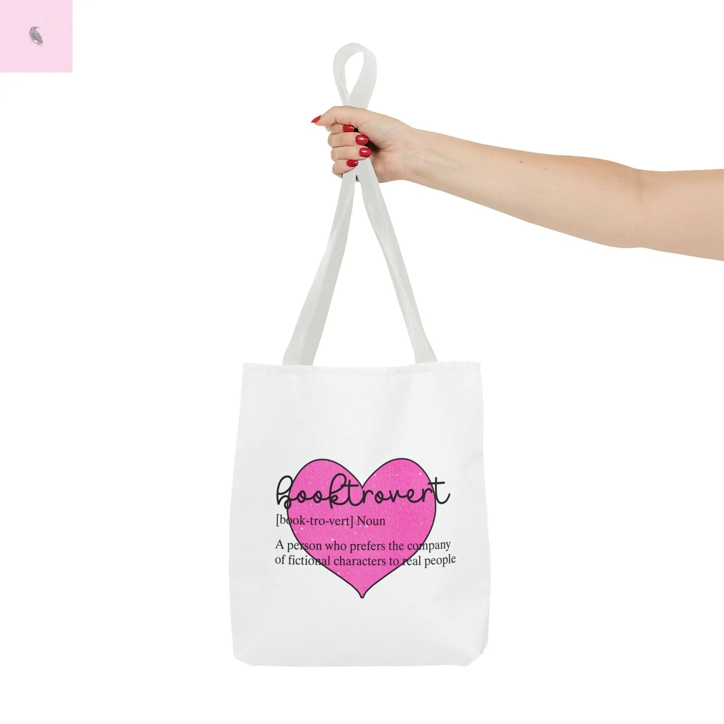 Book Lover Tote Bag, Bookish Gift, Reading Accessories, Tote for Introverts, Eco-Friendly Shopping Bag, Cute Literary Design Printify