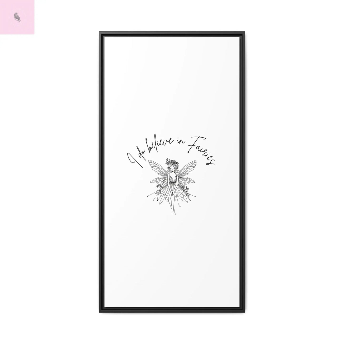 Fairies Canvas, Framed (Multi-color) - The flirty crow