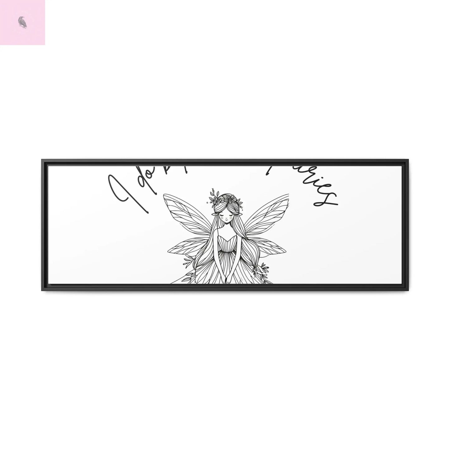 Fairies Canvas, Framed (Multi-color) - The flirty crow