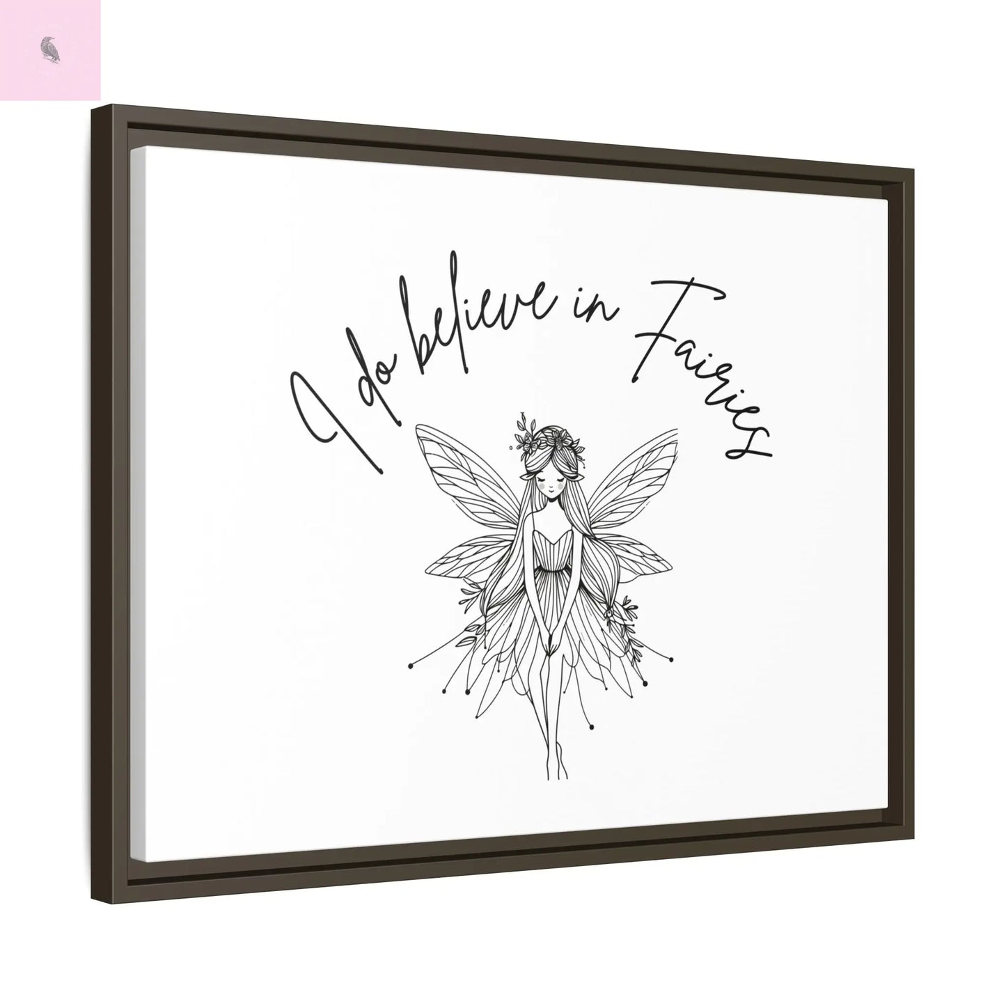 Fairies Canvas, Framed (Multi-color) - The flirty crow