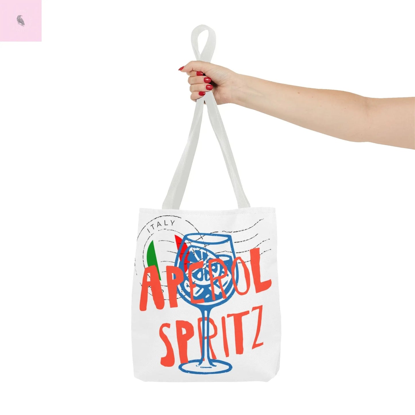 Aperol Spritz Tote Bag, Stylish Beach Bag, Summer Accessory, Gift for Cocktail Lovers, Travel Bag, Fun Party Tote The flirty crow