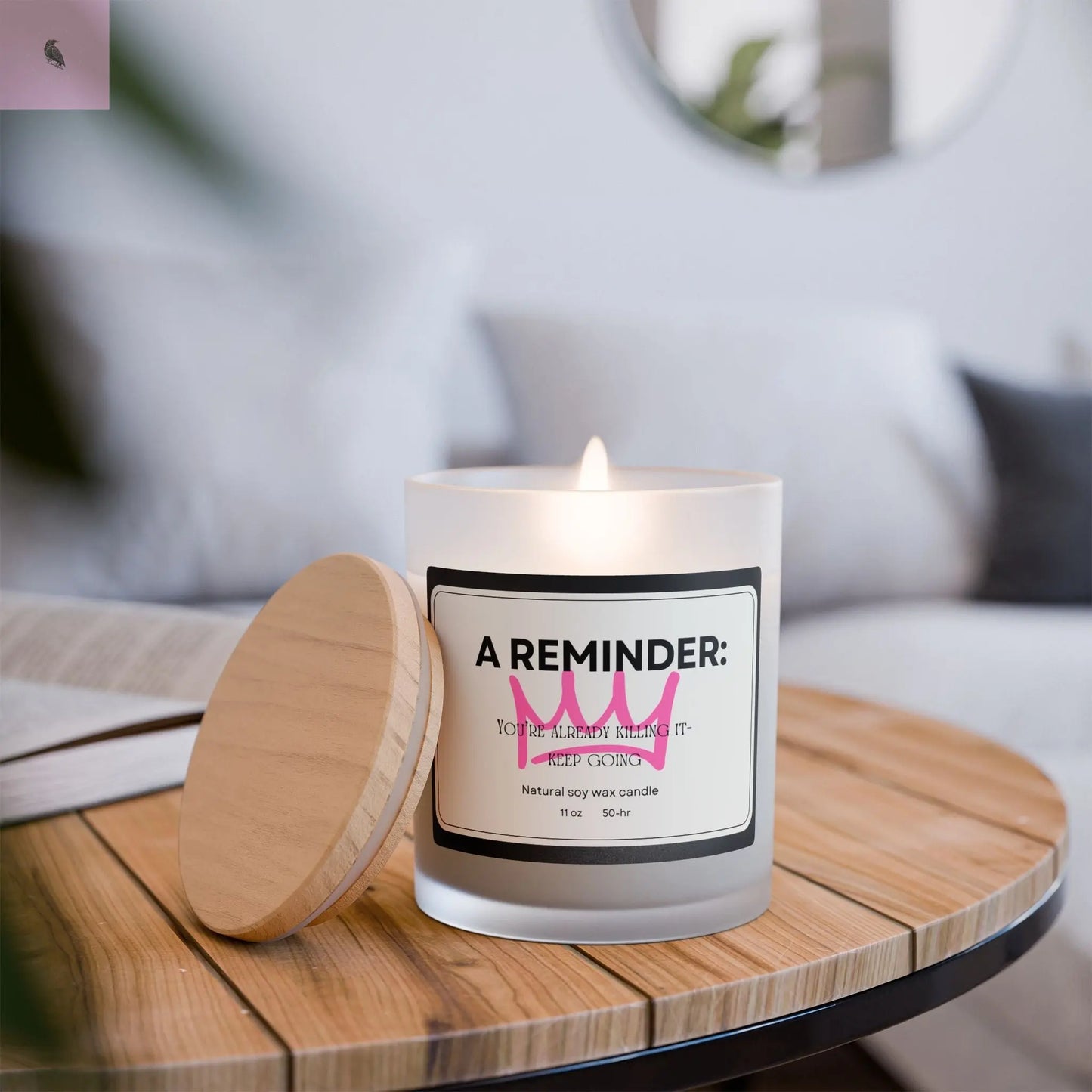 Candle: You Got This Reminder encouragement Candle, 11oz the flirty crow