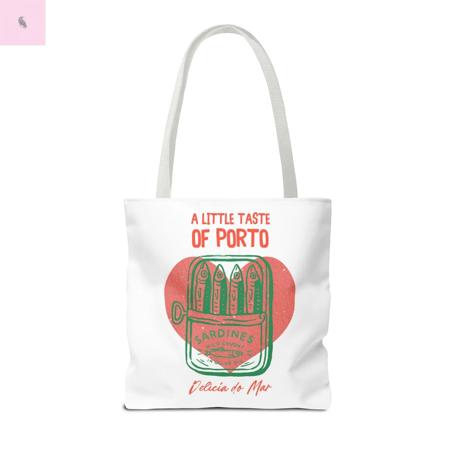 Porto-Inspired Tote Bag, Eco-Friendly Shopping Bag, Travel Tote, Gift for Food Lovers, Beach Bag, Everyday Carryall the flirty crow