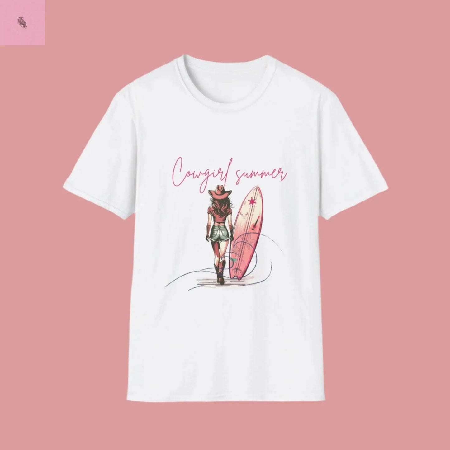 Coastal Cowgirl T-Shirt The flirty crow