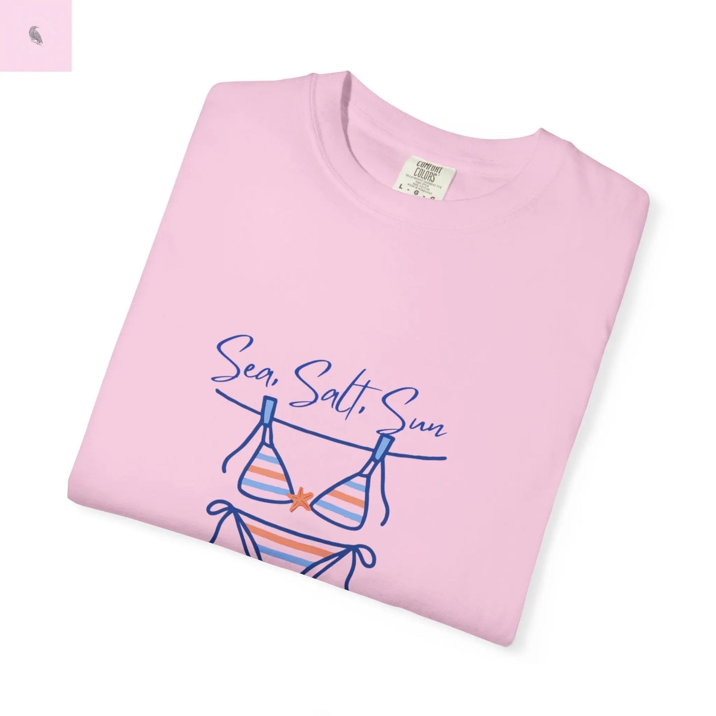 Bikini tshirt, Comfort Colors summer tee, Beach Lover T-shirt, Vacation shirt, gift for her, unisex The flirty crow