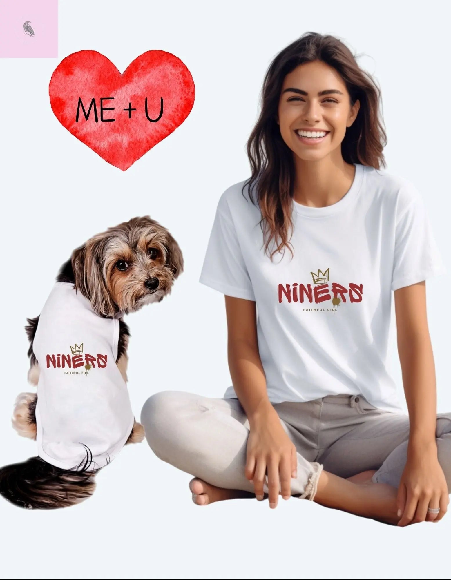 Dog Tank Top 49er Football The flirty crow