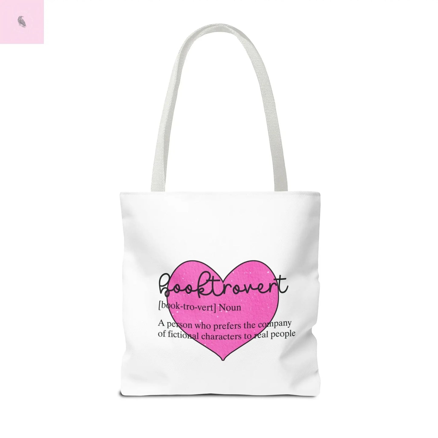 Book Lover Tote Bag, Bookish Gift, Reading Accessories, Tote for Introverts, Eco-Friendly Shopping Bag, Cute Literary Design Printify