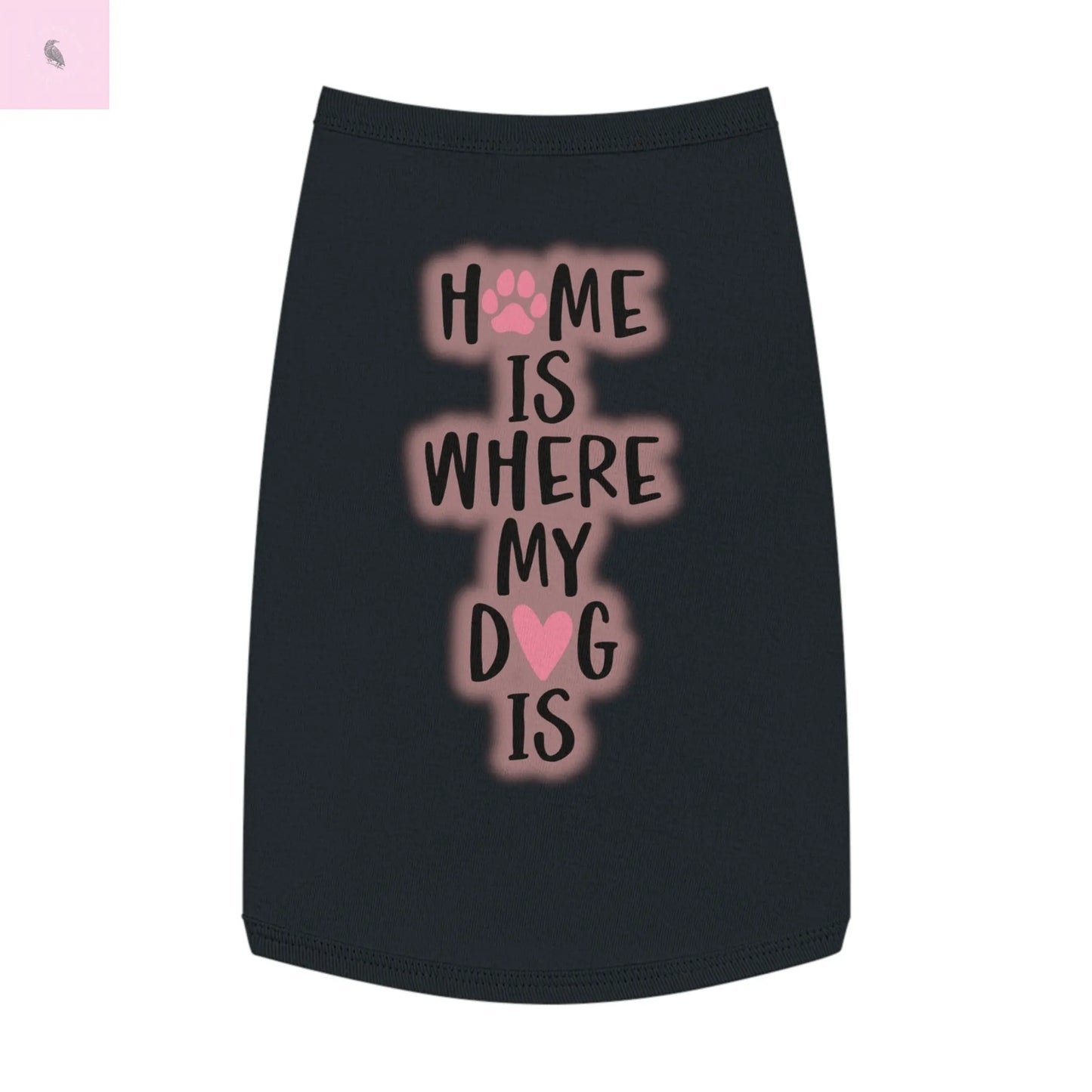 Pet Tank Top with Cute Design The flirty crow