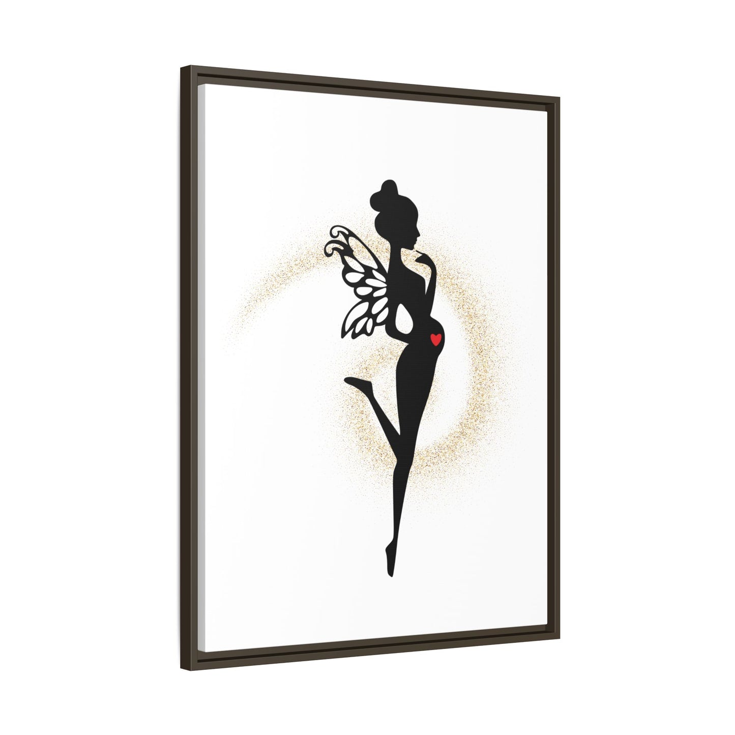Framed Fairy Art Print - Enchanting Decor for Expecting Mothers, Baby Shower Gift, Elegant Nursery Wall Art, Whimsical Home Accent - The flirty crow