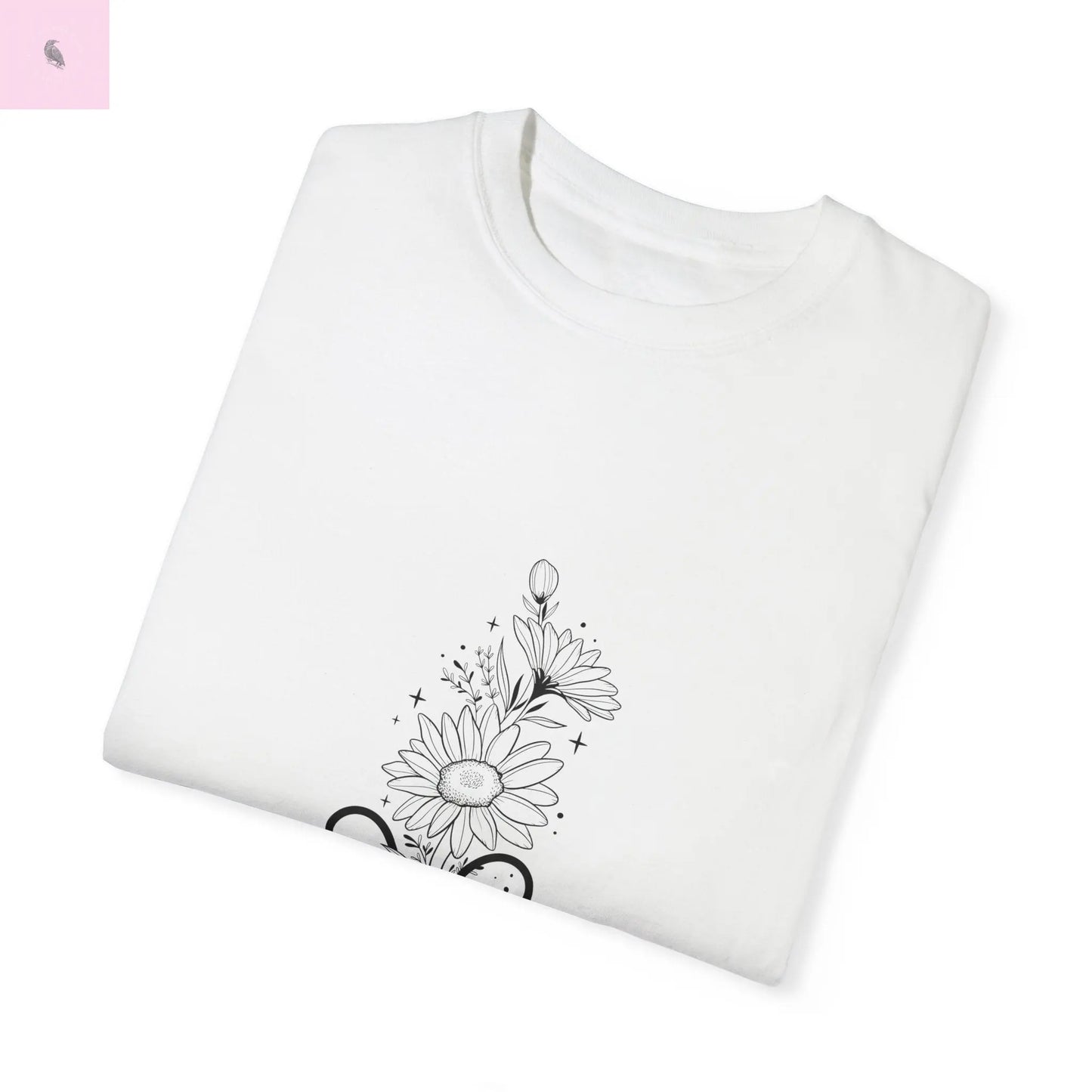 Aries birth flower T-Shirt for Astrology Lovers Printify