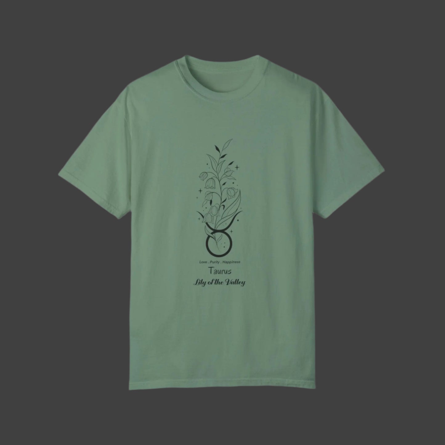 T-Shirt - Taurus Birthday Flower Unisex Tee The flirty crow