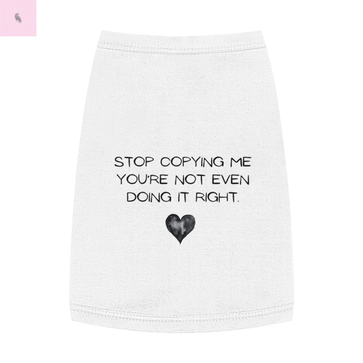 Pet Tank Top The flirty crow
