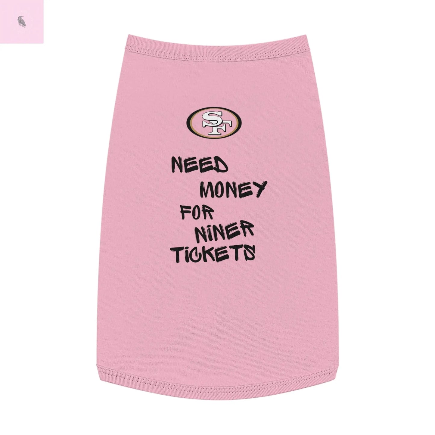 Dog Tank Top 49er Football The flirty crow