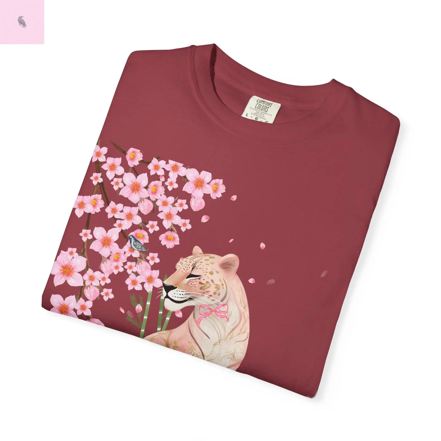 Chinoiserie Leopard T-shirt The flirty crow