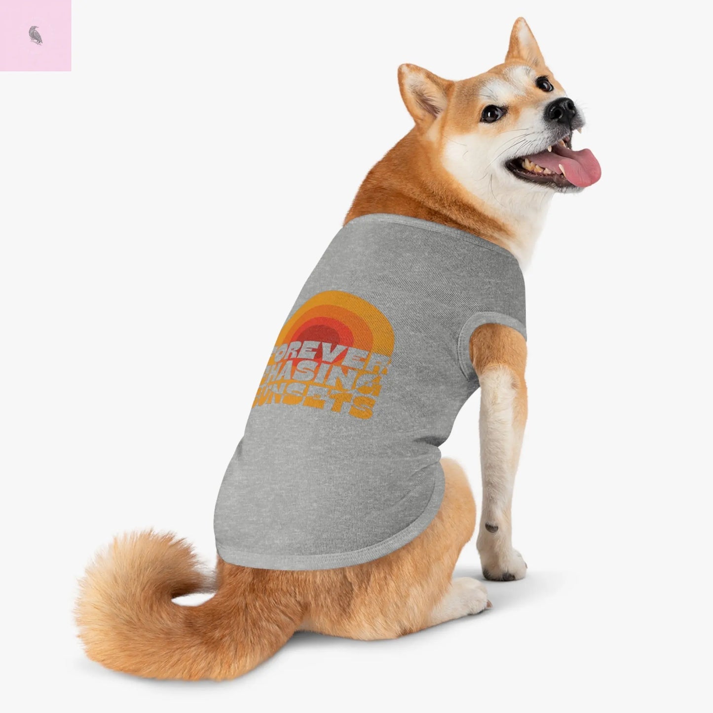 Dog Tank Top - Sunset Chaser Design The flirty crow