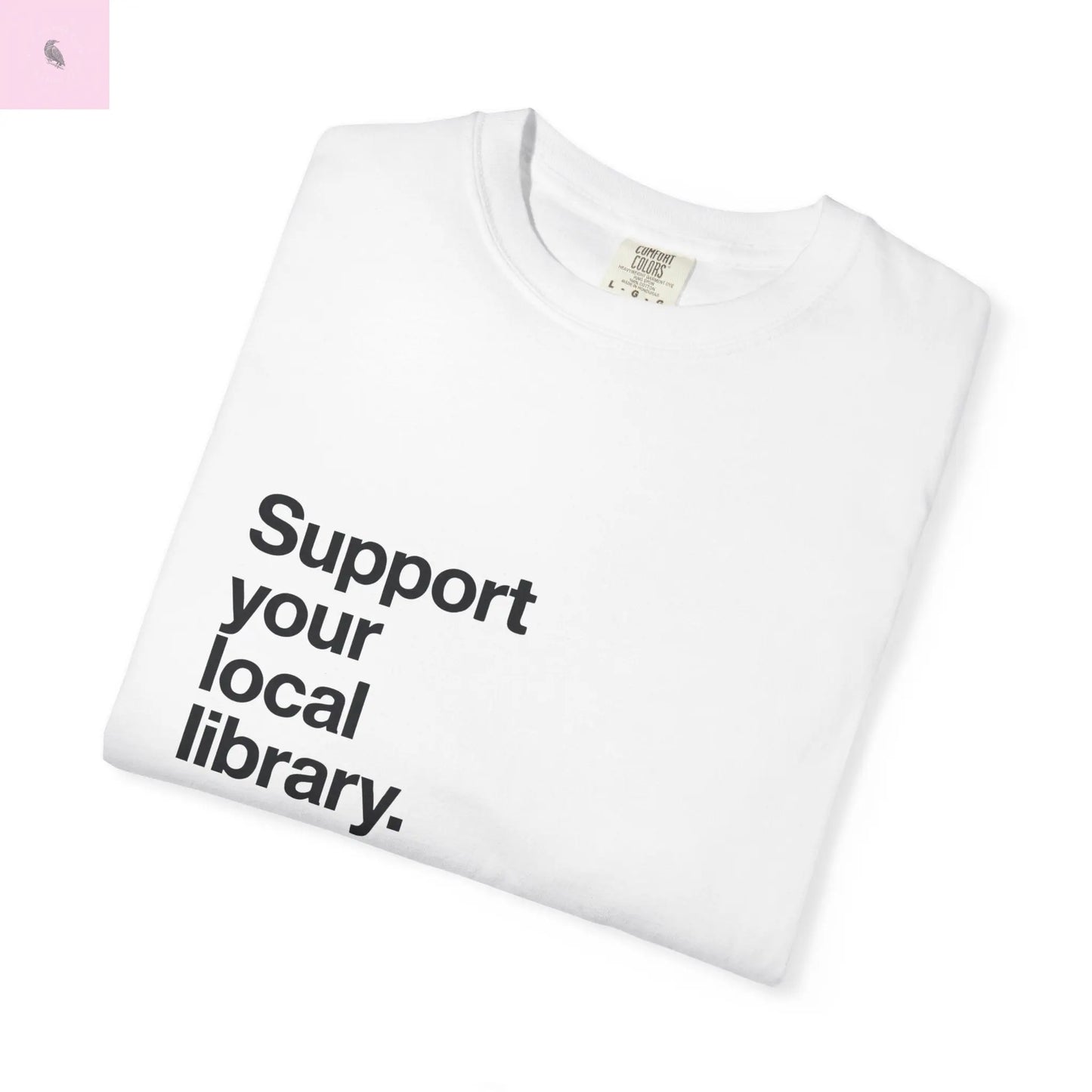 Book lovers unisex T-Shirt, librarian tee, Gift for Book Lovers, Comfort Colors tshirt, Library Fundraiser, Reading Enthusiasts Printify