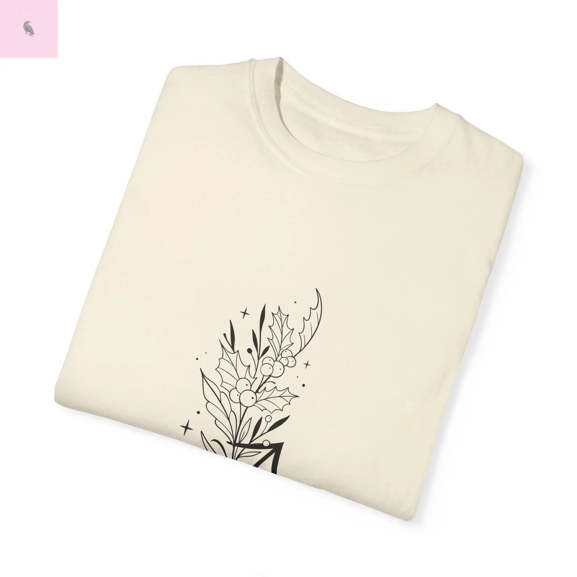 Sagittarius birth flower T-Shirt for Astrology Lovers Printify