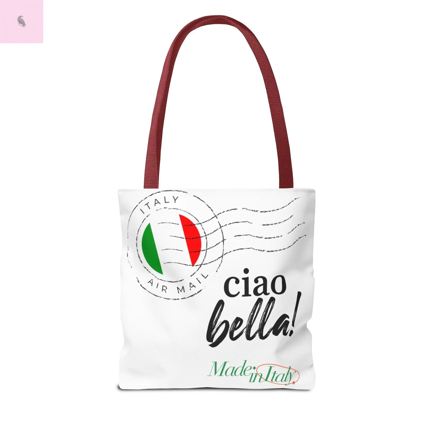 Chic Italian Tote Bag, gift for traveler, beach tote,, Travel tote, , Gift for Her, Shopping, Beach Bag, farmers market tote The flirty crow