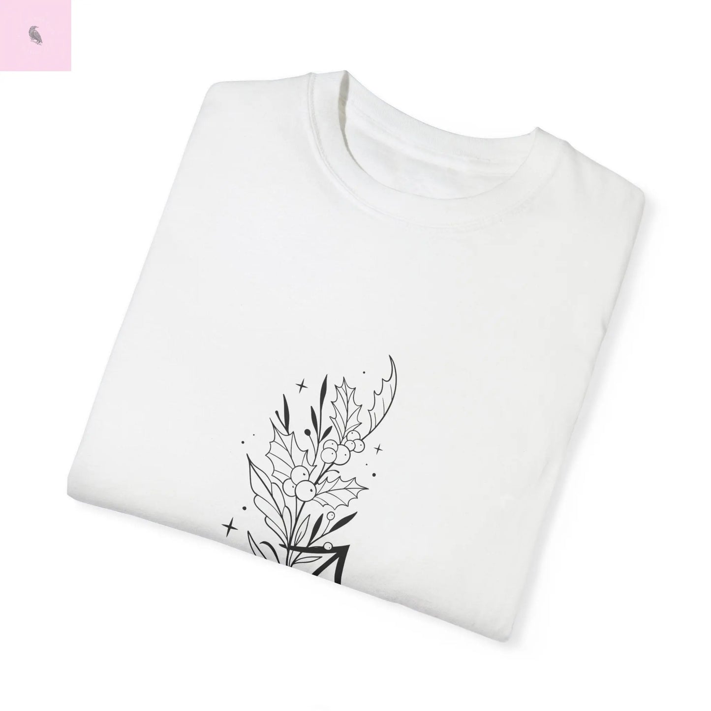 Sagittarius birth flower T-Shirt for Astrology Lovers Printify