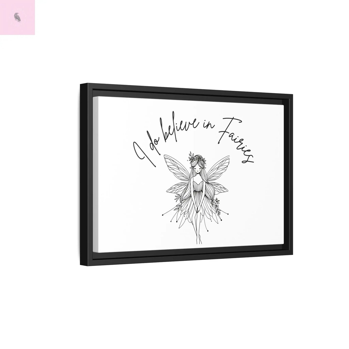 Fairies Canvas, Framed (Multi-color) - The flirty crow