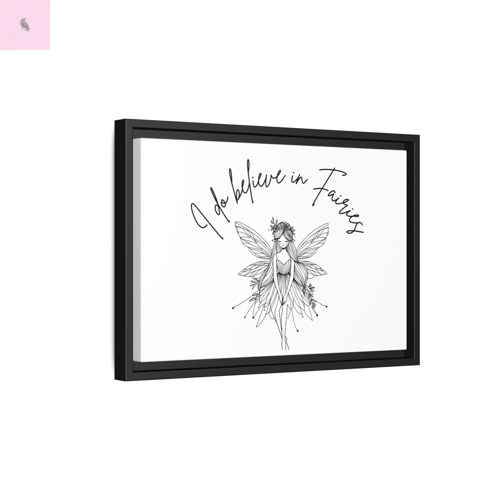 Fairies Canvas, Framed (Multi-color) - The flirty crow