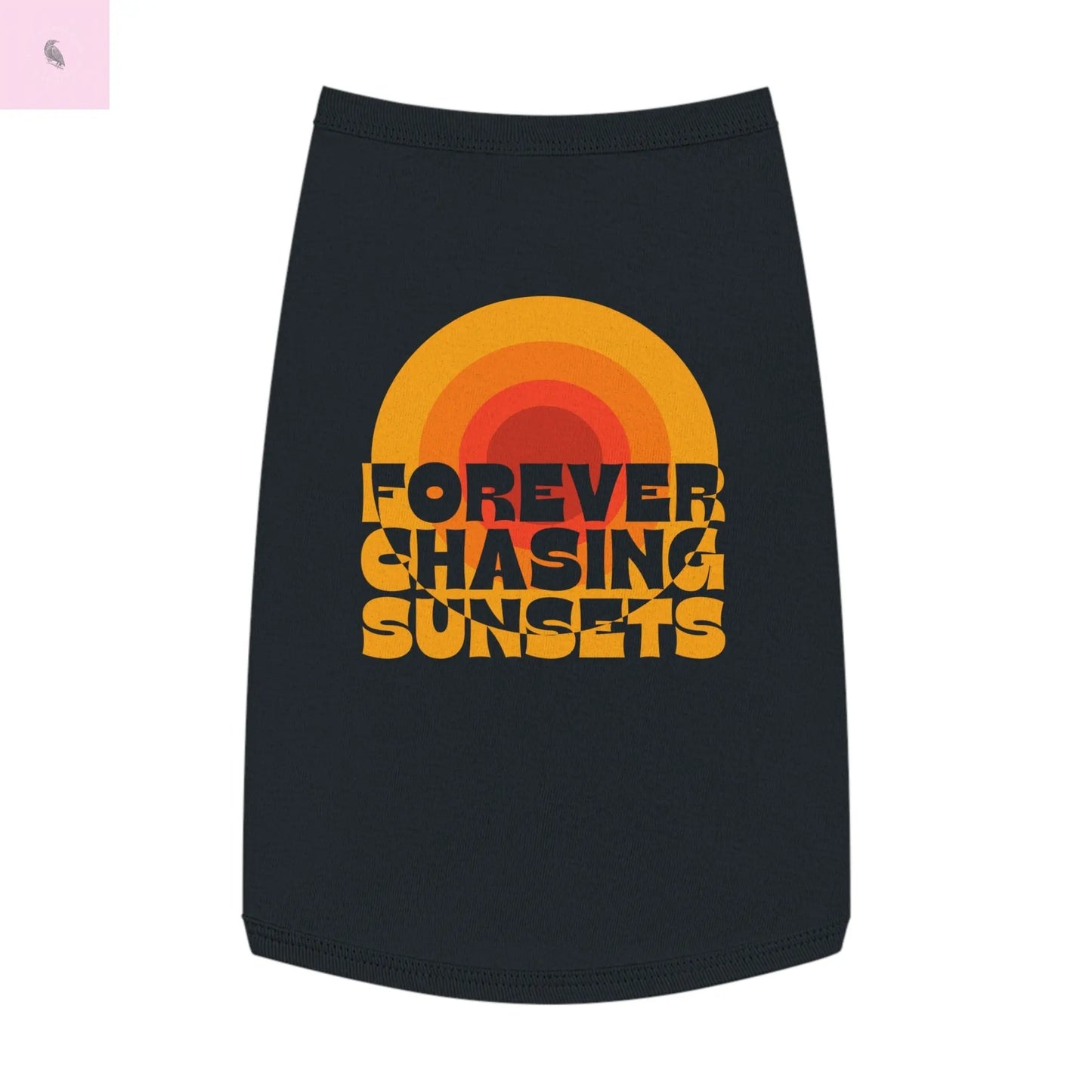 Dog Tank Top - Sunset Chaser Design The flirty crow
