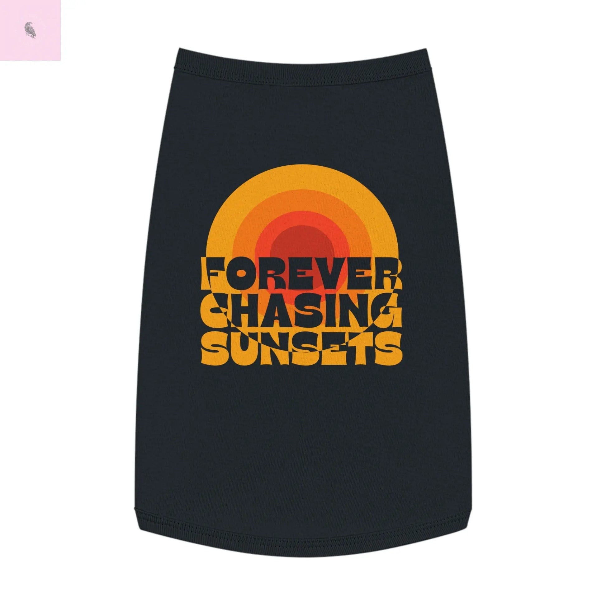 Dog Tank Top - Sunset Chaser Design The flirty crow