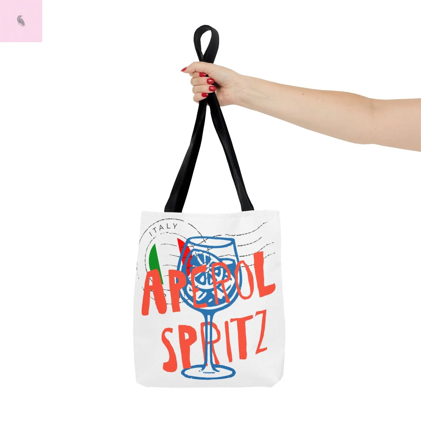 Aperol Spritz Tote Bag, Stylish Beach Bag, Summer Accessory, Gift for Cocktail Lovers, Travel Bag, Fun Party Tote The flirty crow