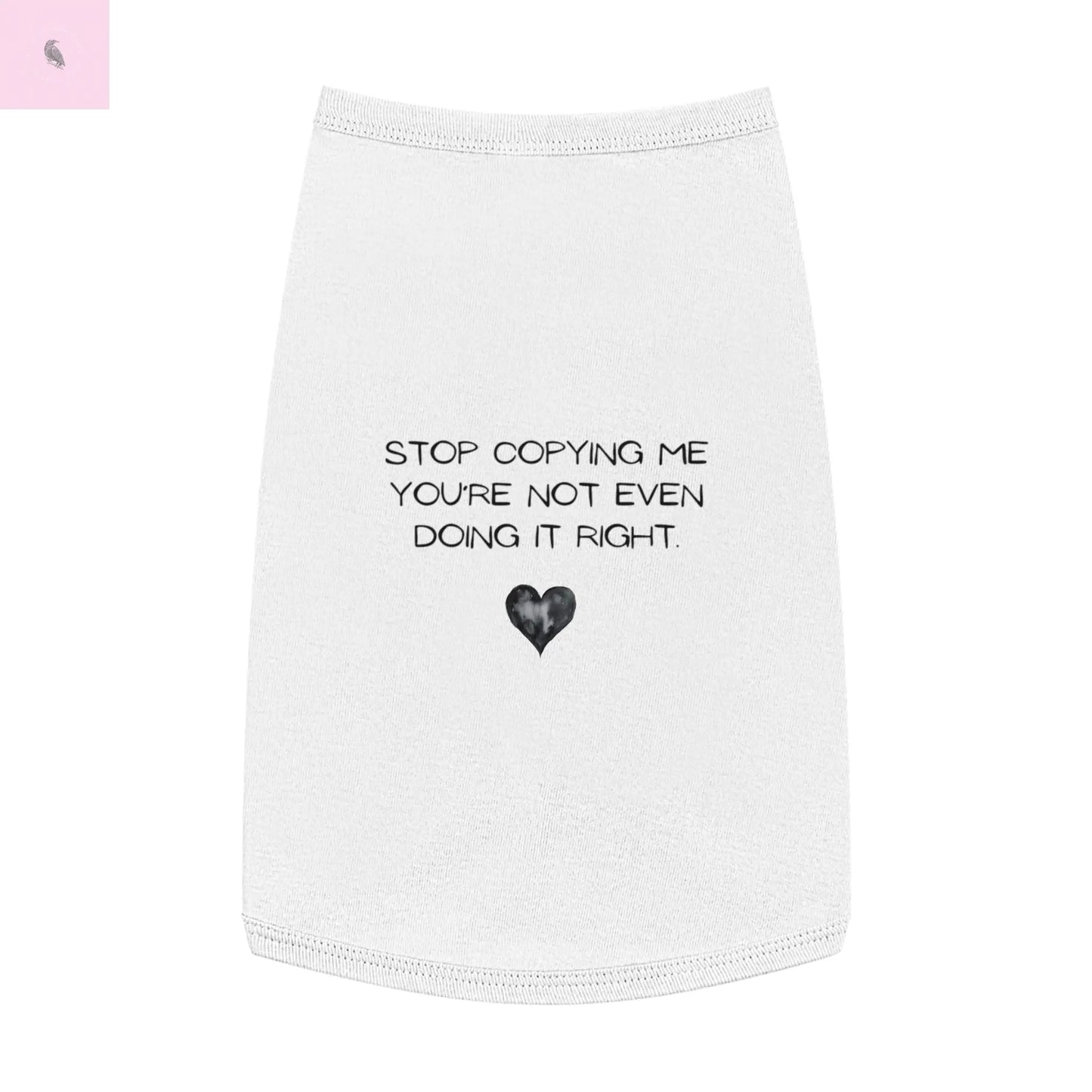Pet Tank Top The flirty crow