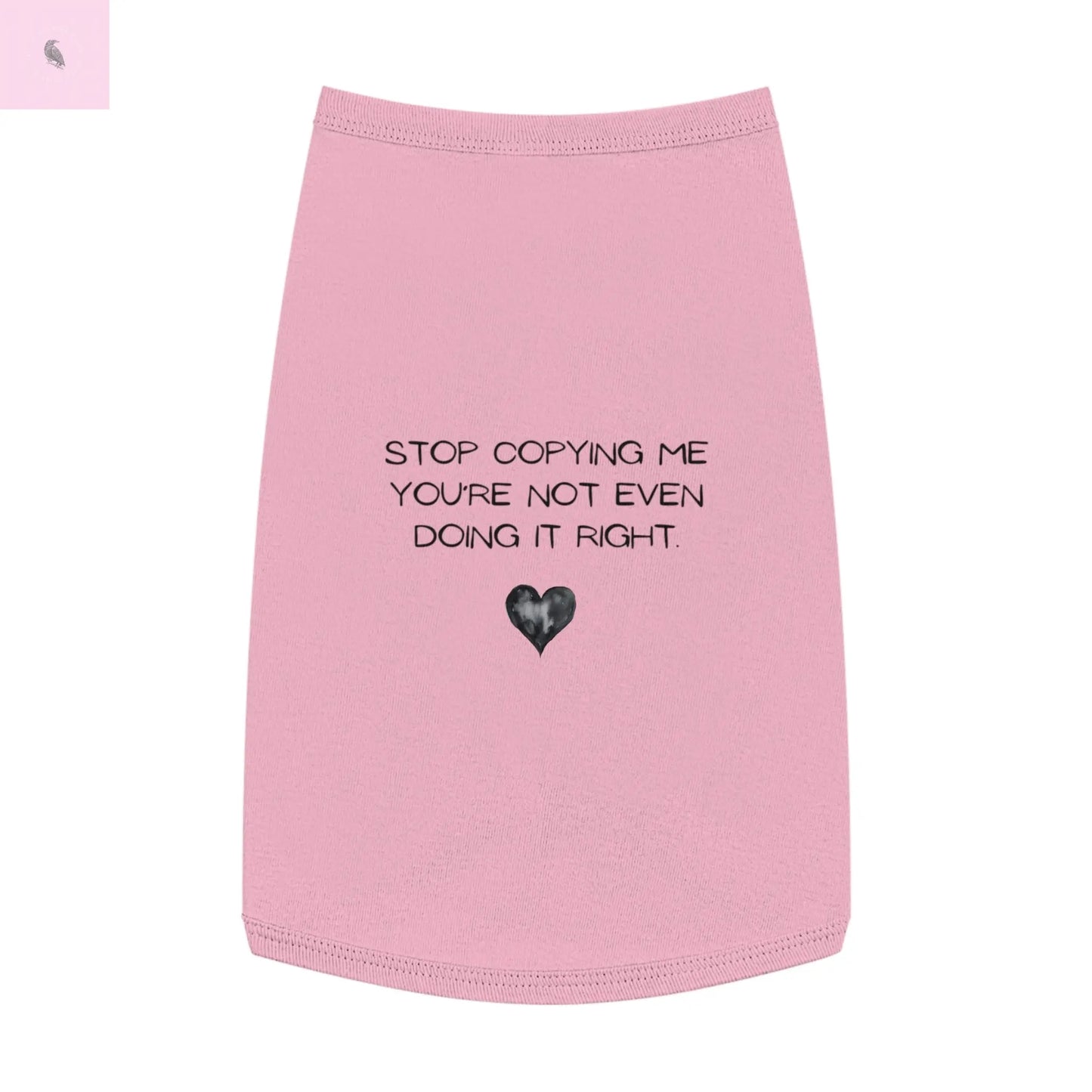 Pet Tank Top The flirty crow