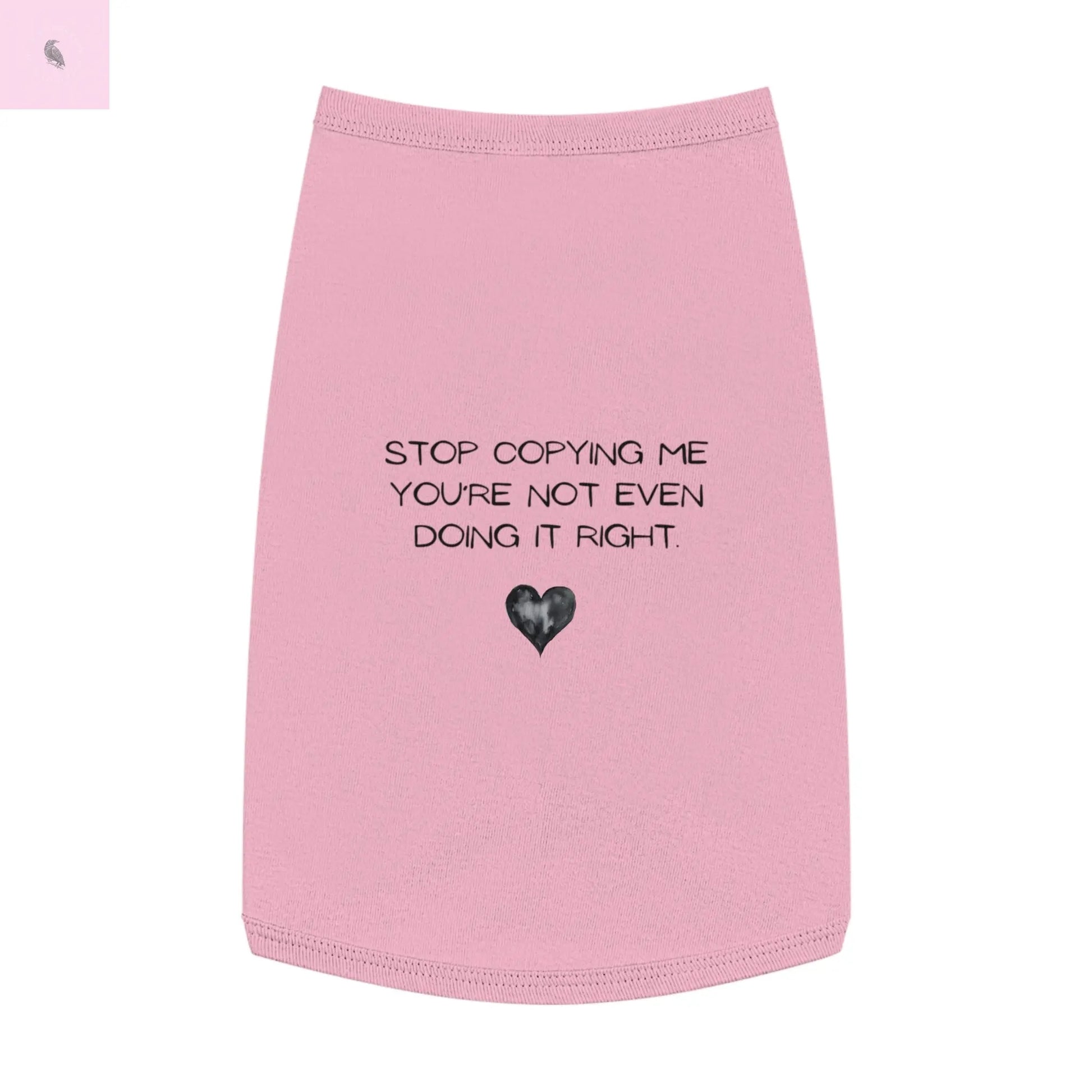 Pet Tank Top The flirty crow