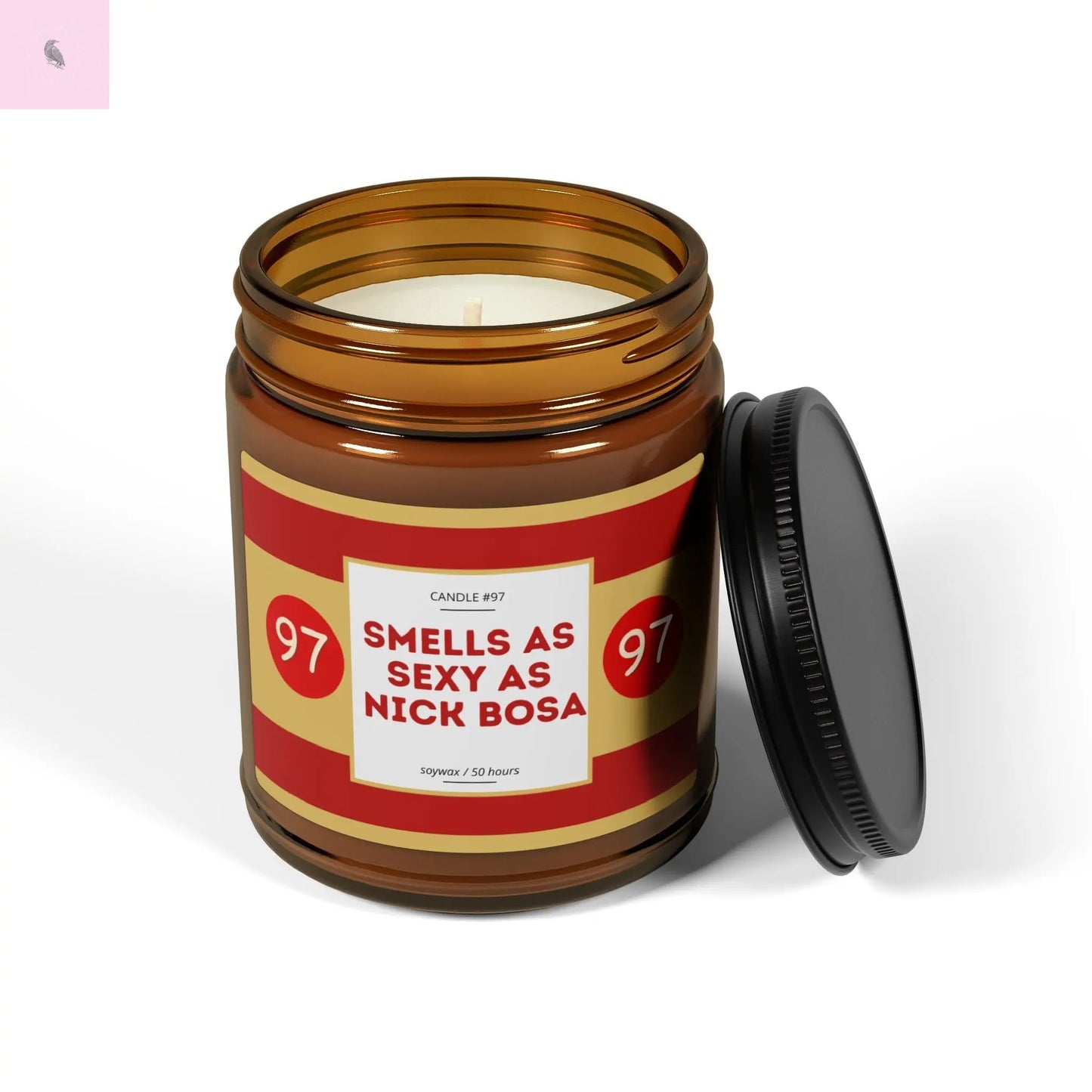 49ers candle, Nick bosa, 49er Football Fan Candle, home fragrance, gift for him, gift for her, sports decor, The flirty crow