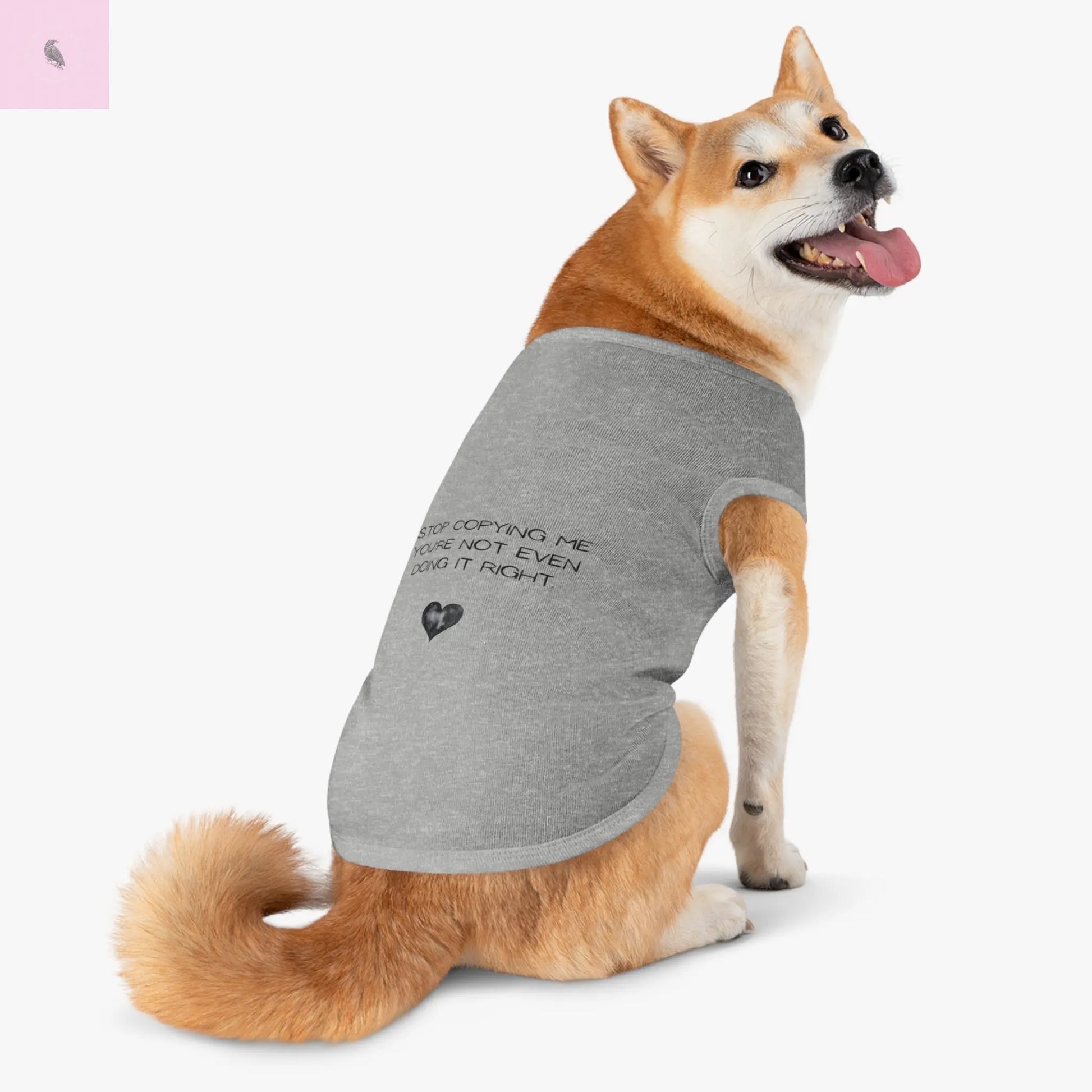 Pet Tank Top The flirty crow